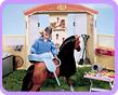 Magical Sound Horse Stable� Playset